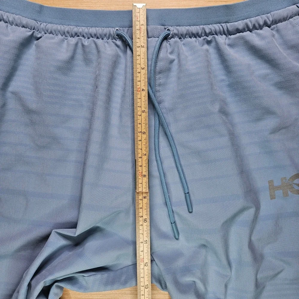Hoka One One Pale Blue Joggers with Drawstring - Picture 7 of 13